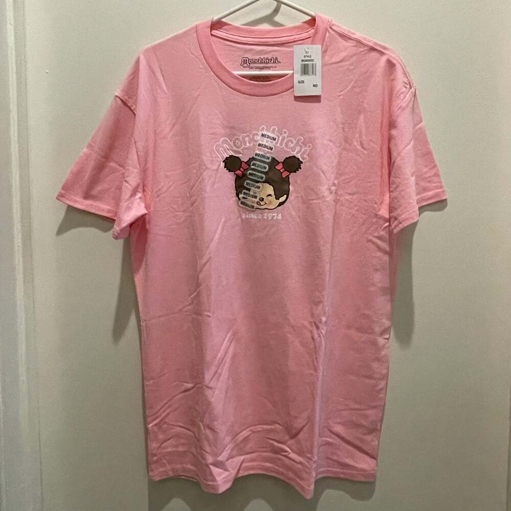 Monchhichi Since 1974 Pink Size M Medium Women’s Graphic T-shirt